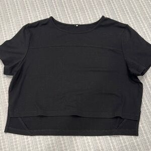 Alphalete Black Crop Top